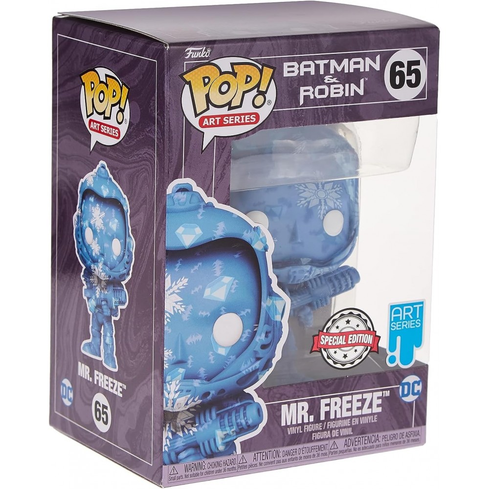 FUNKO POP Batman & Robin - Mr. Freeze with Protector (Art Series) #65